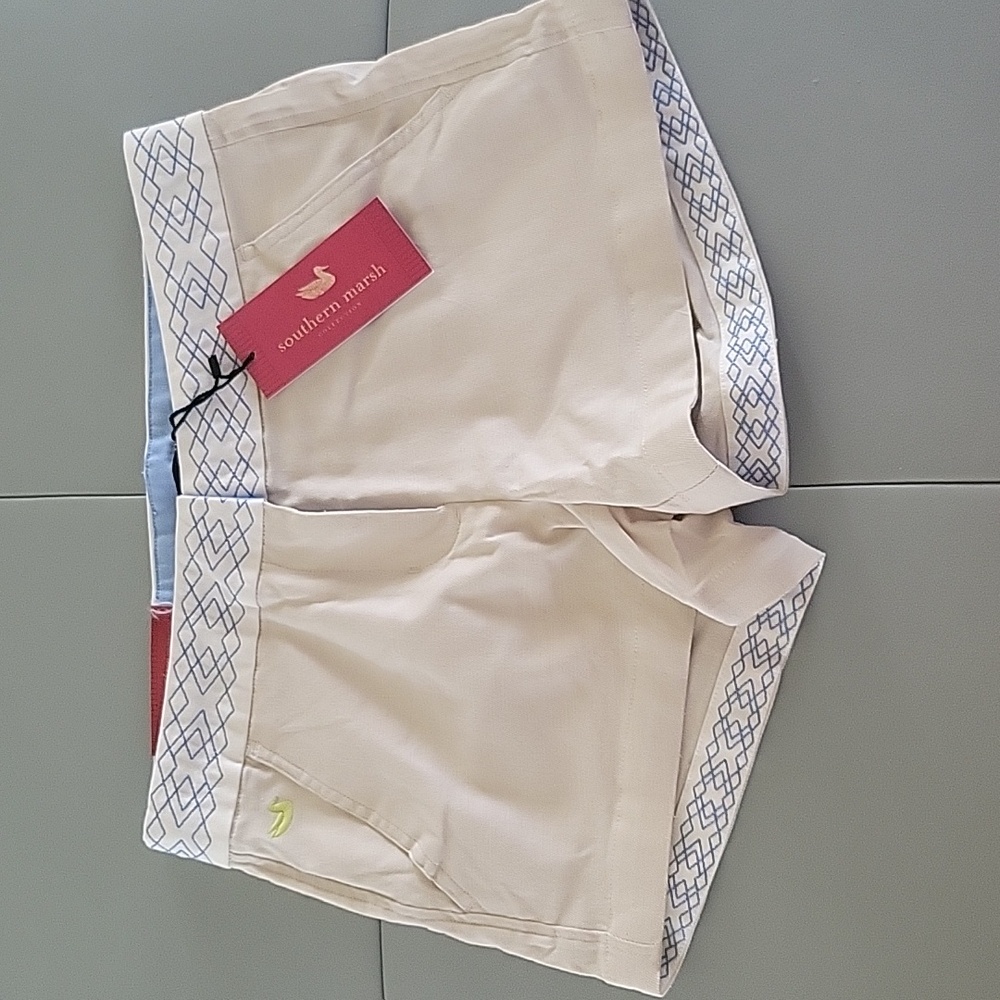 Southern Marsh Hannah Chino Shorts Khaki Women's Size 0